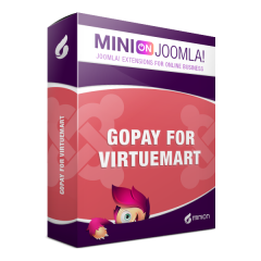 Gopay for Virtuemart 2.5, Virtuemart 3