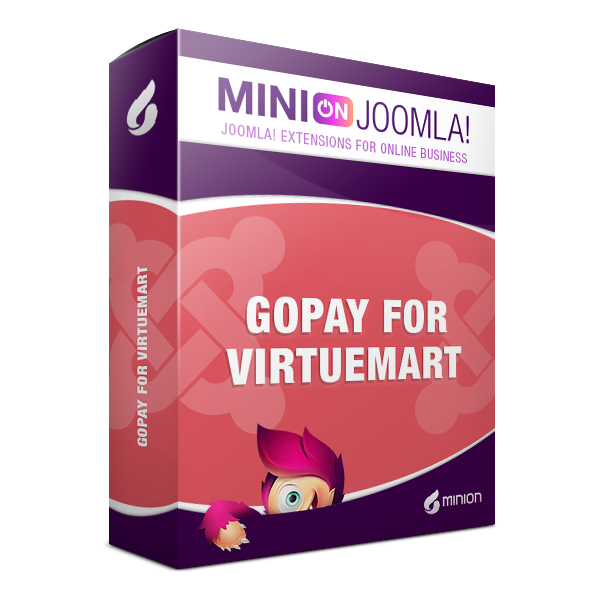 Gopay for Virtuemart 2.5, Virtuemart 3